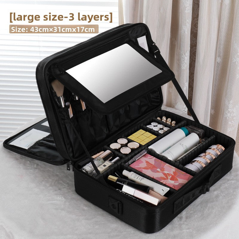 Large capacity cosmetic bag