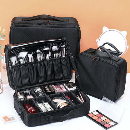 Large capacity cosmetic bag