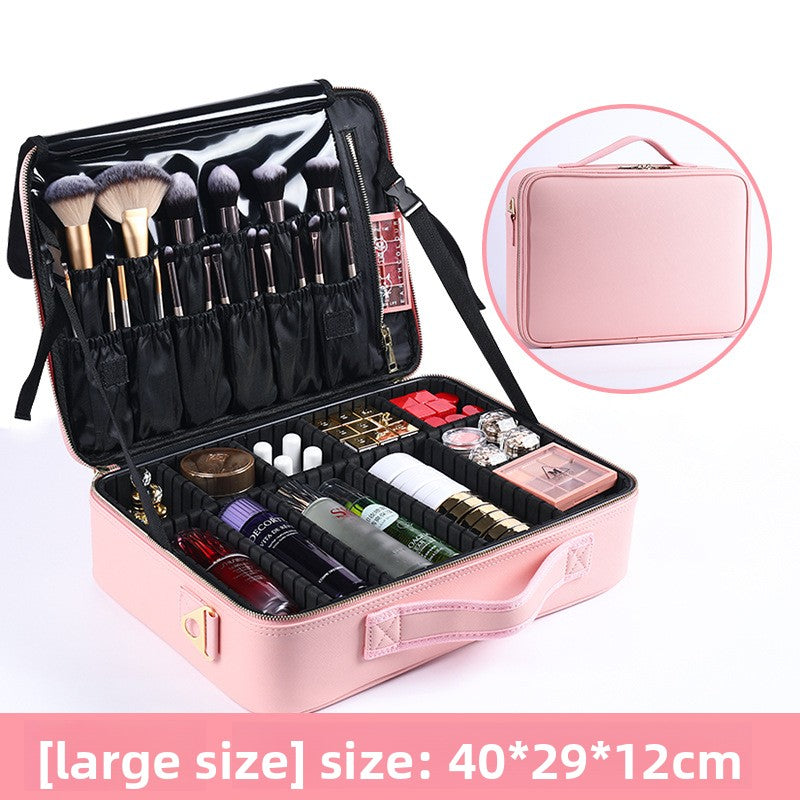 Large capacity cosmetic bag