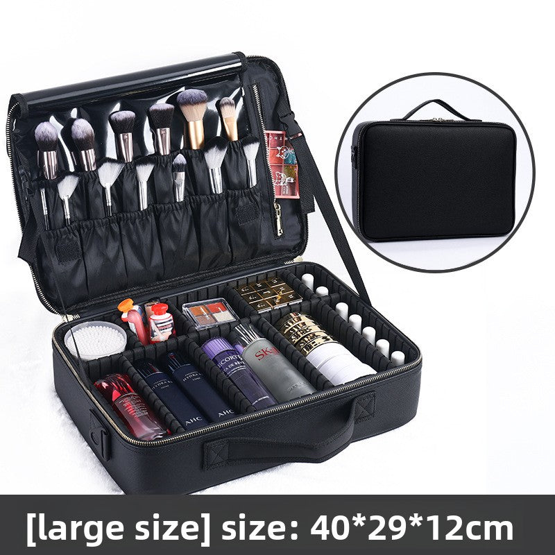 Large capacity cosmetic bag