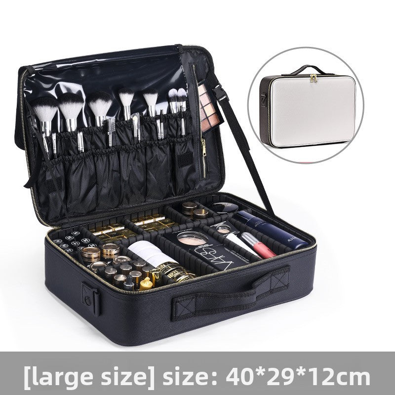 Large capacity cosmetic bag