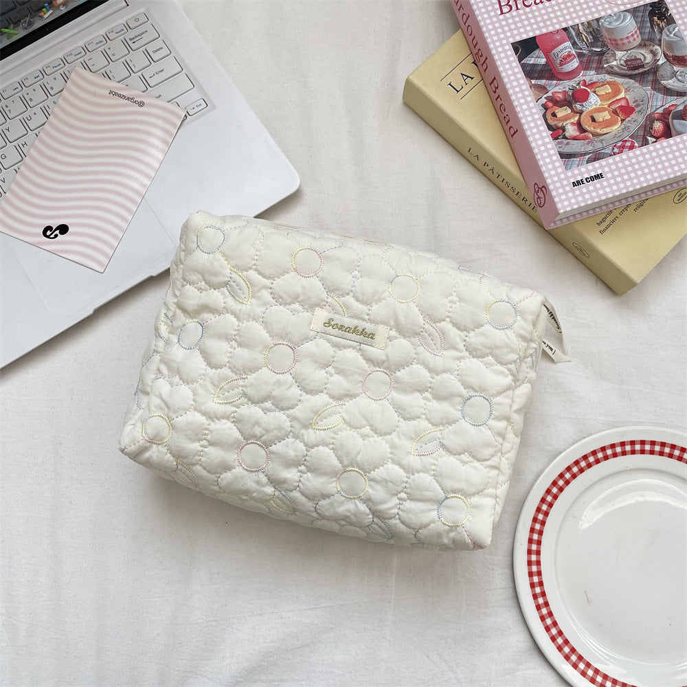 Large Capacity Cosmetics Packaging Sundries Storage Bag Soft Cosmetic Bag