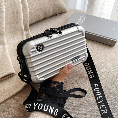 Large capacity crossbody multi-functional hard shell bag