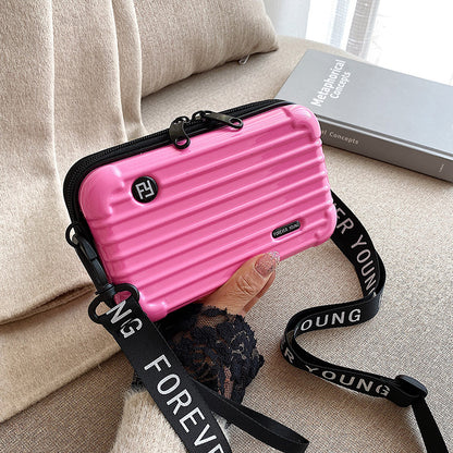 Large capacity crossbody multi-functional hard shell bag
