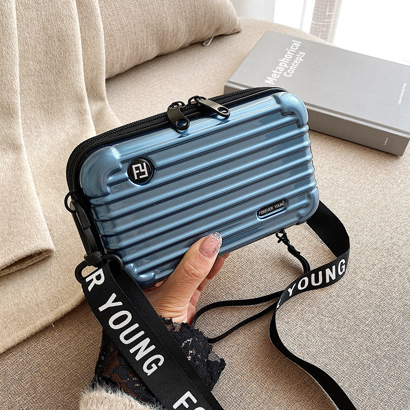 Large capacity crossbody multi-functional hard shell bag