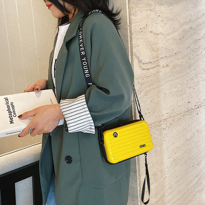 Large capacity crossbody multi-functional hard shell bag
