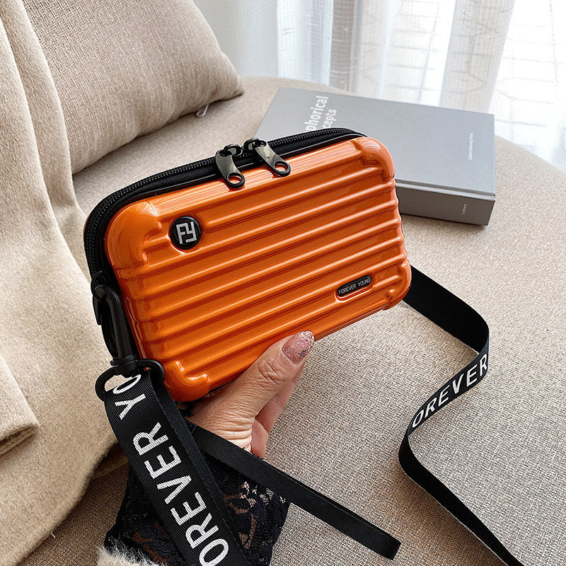 Large capacity crossbody multi-functional hard shell bag