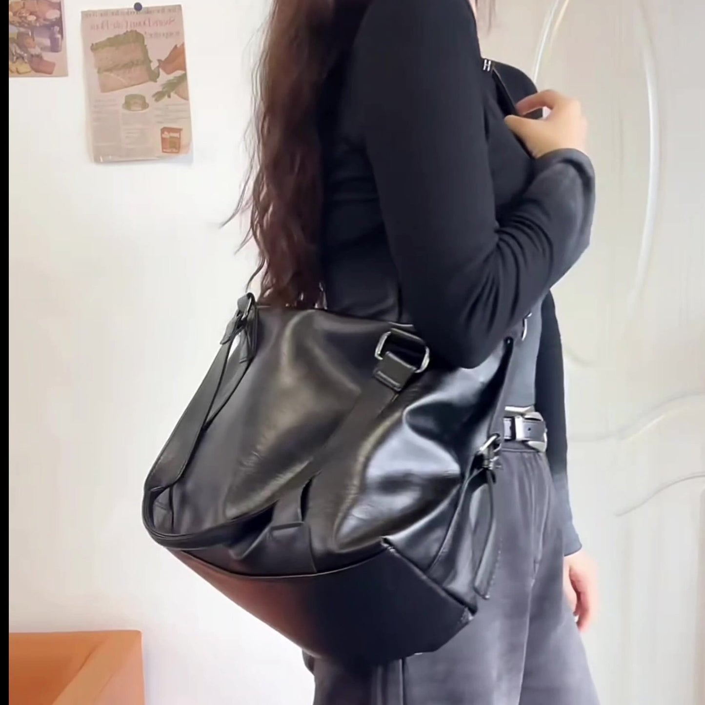 Large Capacity Crossbody Tote Bag