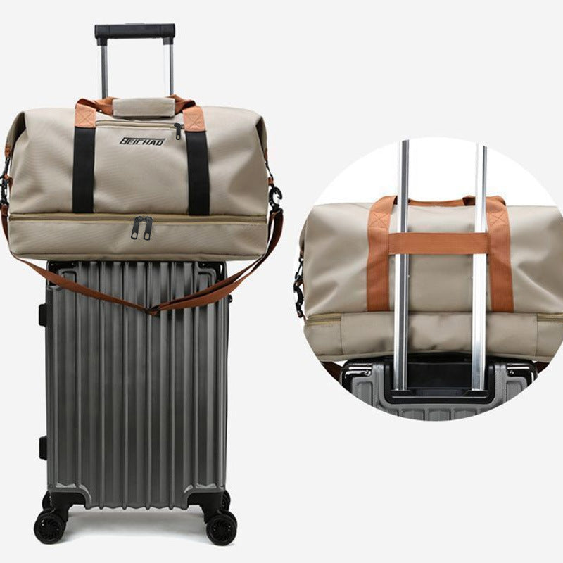 Large Capacity Dry Wet Separation Fitness Travel Bag