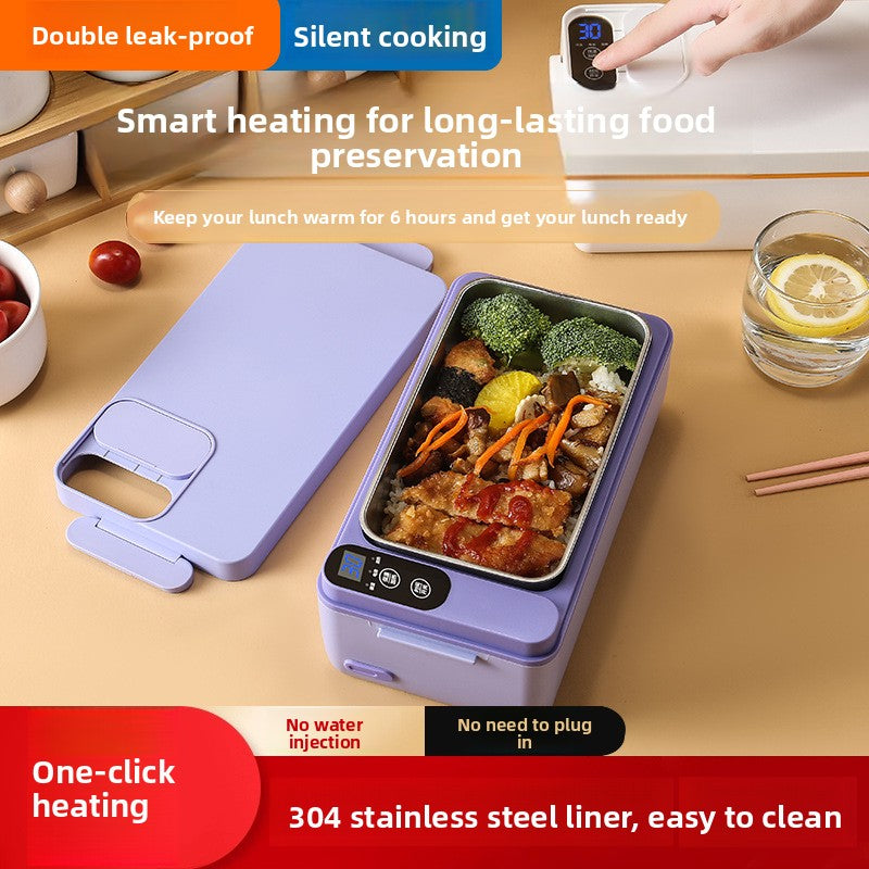 Large-capacity electric heating insulated lunch box