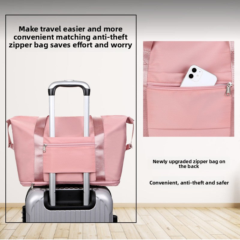 Large-capacity foldable storage bag