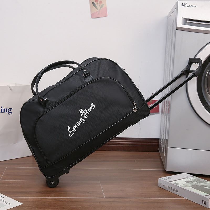 Large Capacity Foldable Trolley Bag with Wheels