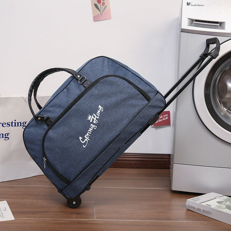 Large Capacity Foldable Trolley Bag with Wheels