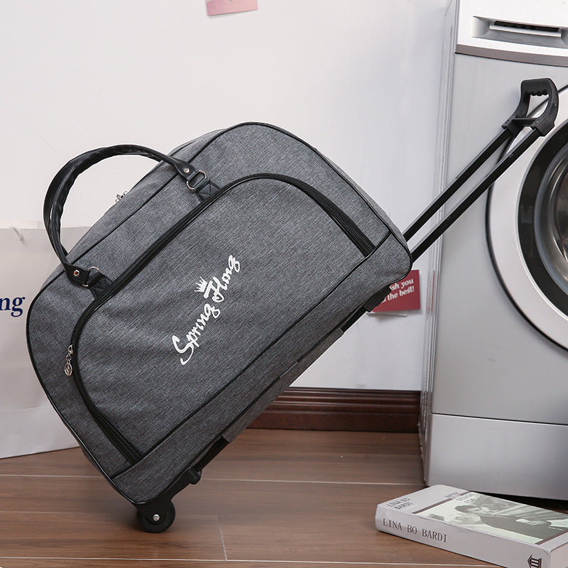 Large Capacity Foldable Trolley Bag with Wheels