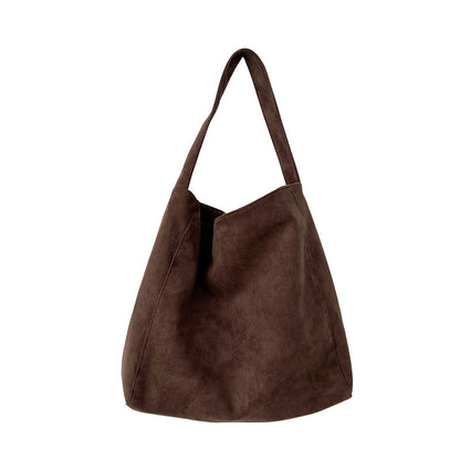 Large capacity frosted tote bag
