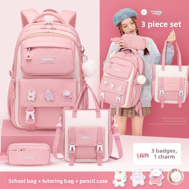 Large-Capacity Girls' Backpack