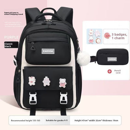 Large-Capacity Girls' Backpack