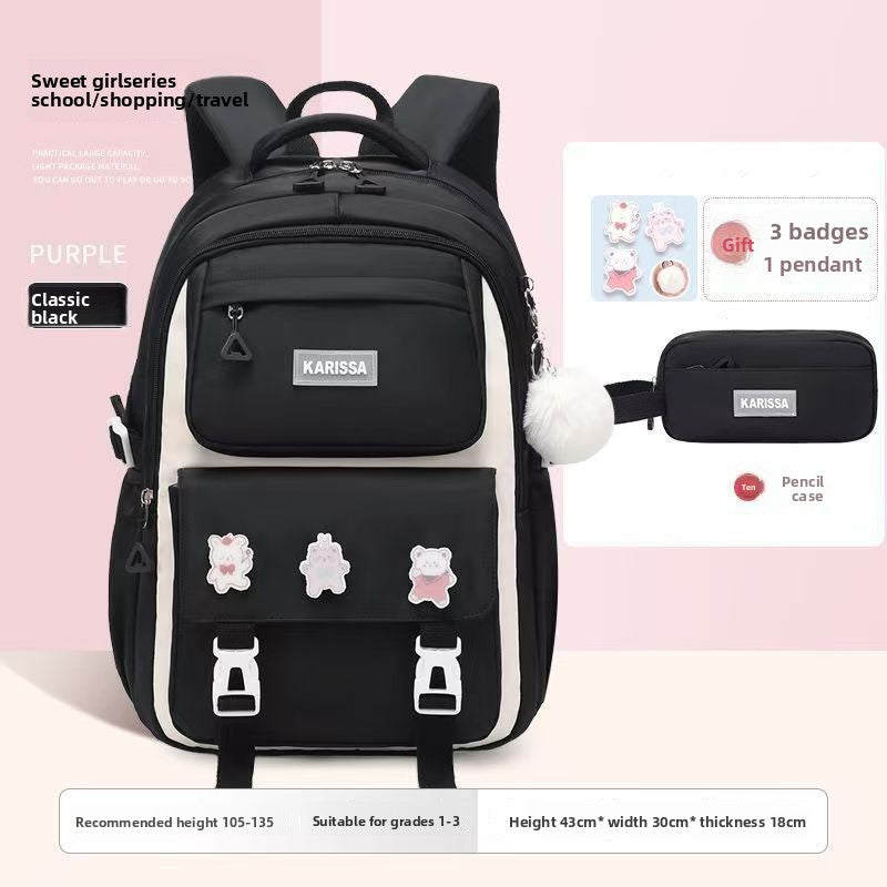 Large-Capacity Girls' Backpack