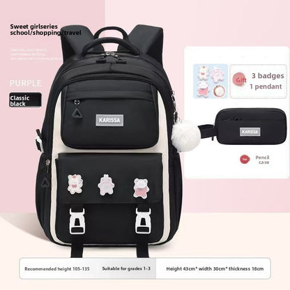 Large-Capacity Girls' Backpack