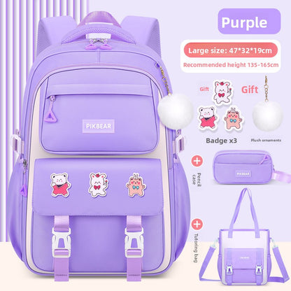 Large-Capacity Girls' Backpack