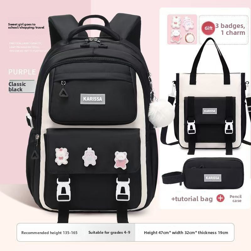 Large-Capacity Girls' Backpack
