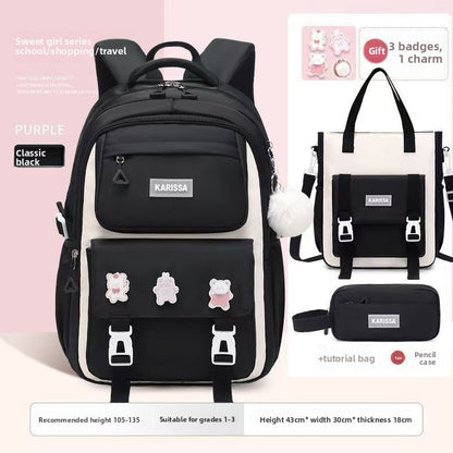 Large-Capacity Girls' Backpack