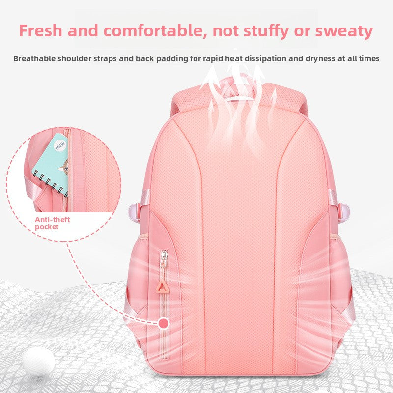 Large-Capacity Girls' Backpack