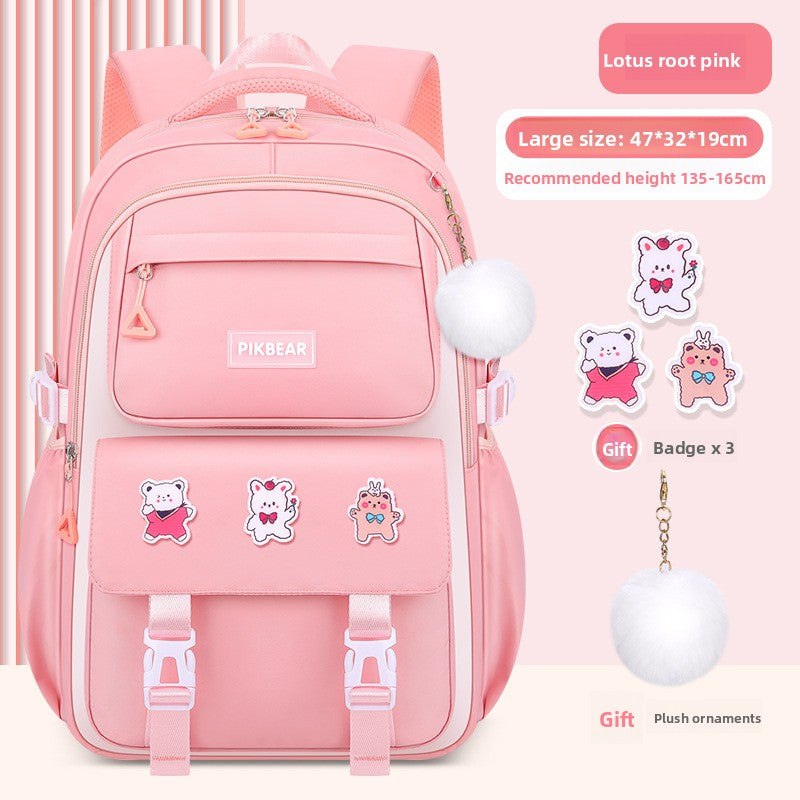 Large-Capacity Girls' Backpack