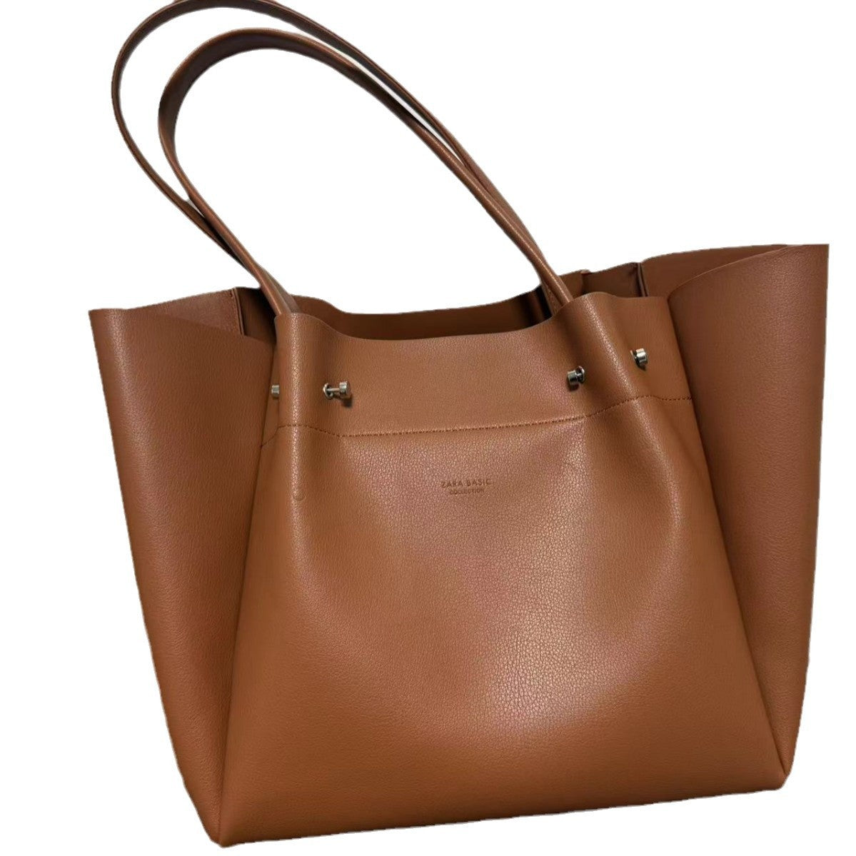 Large-capacity hand-held tote bag