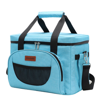 Large Capacity Insulated Handbag Outdoor Oxford Picnic Bag