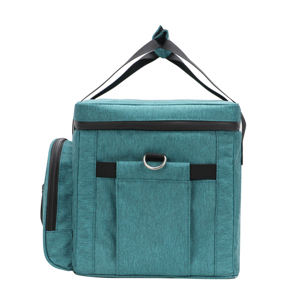 Large Capacity Insulated Handbag Outdoor Oxford Picnic Bag