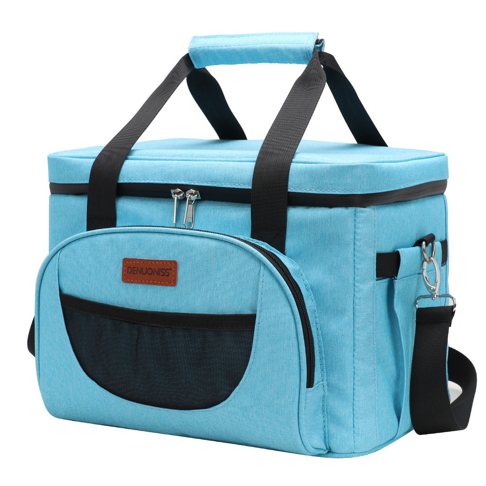 Large Capacity Insulated Handbag Outdoor Oxford Picnic Bag