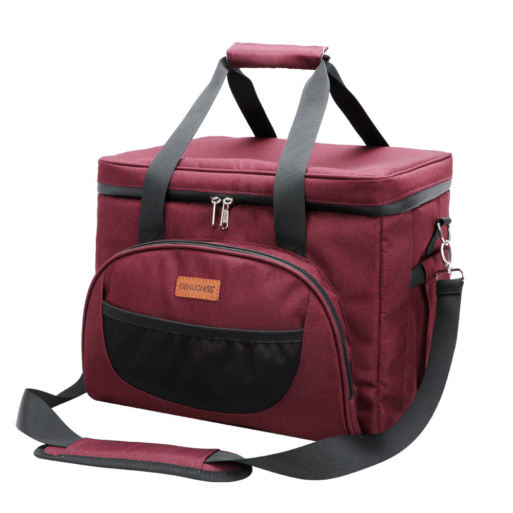 Large Capacity Insulated Handbag Outdoor Oxford Picnic Bag