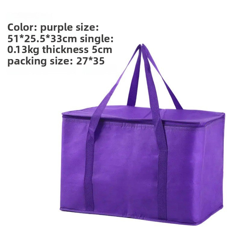 Large Capacity Insulated Tote Bag with Handles