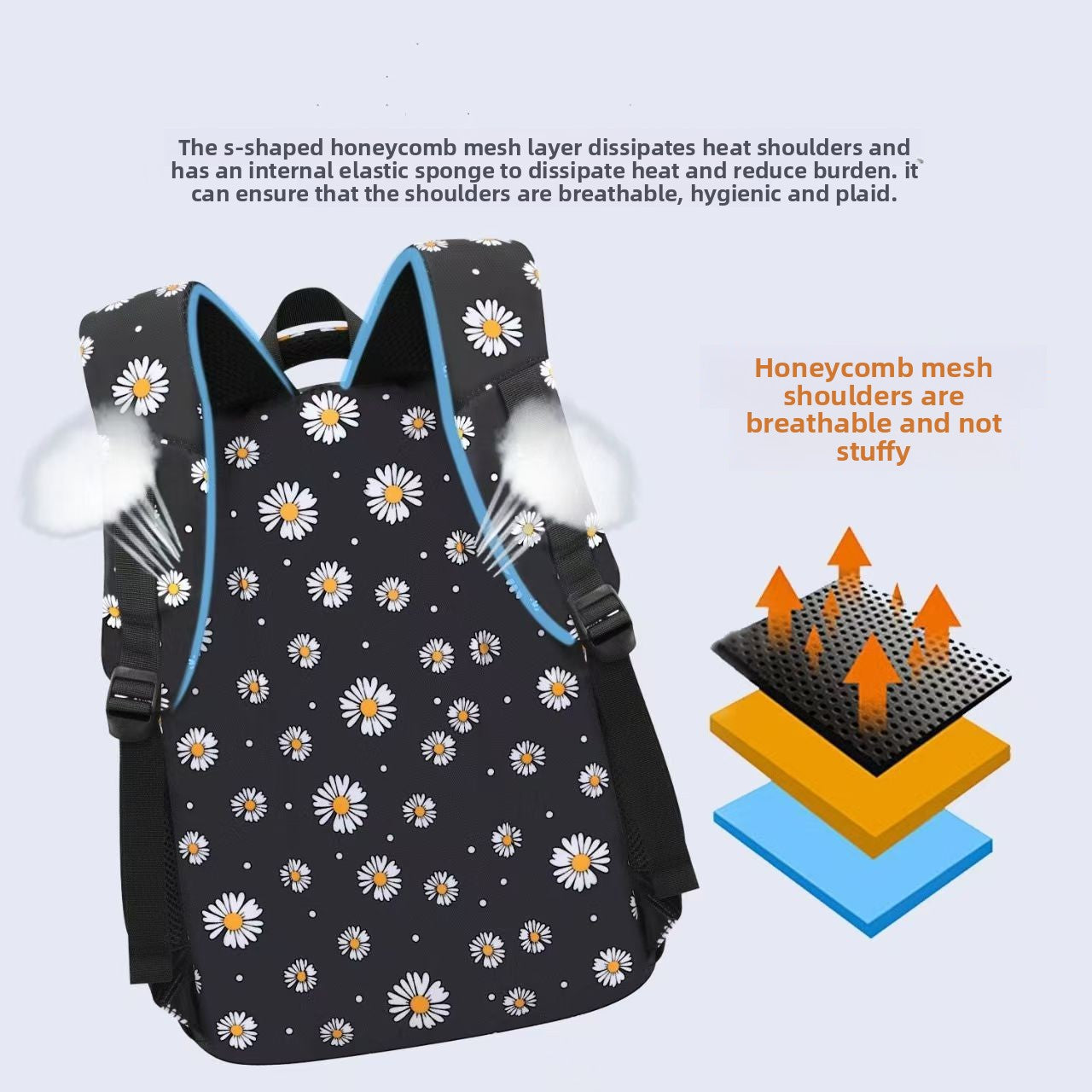 Large-capacity lightweight backpack