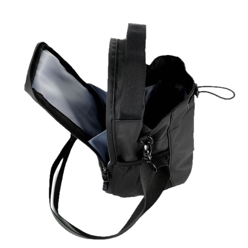 Large-capacity magnetic diagonal cross bag