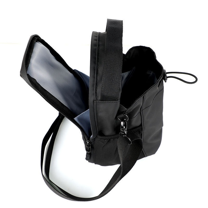 Large-capacity magnetic diagonal cross bag