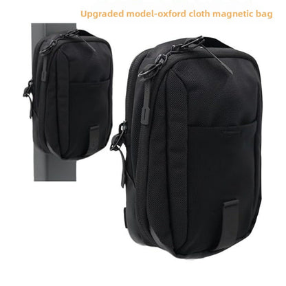 Large-capacity magnetic fitness water bottle bag