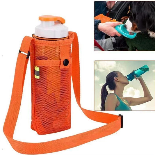 Large-capacity magnetic fitness water bottle bag