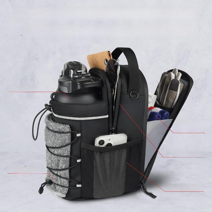 Large-capacity magnetic water bottle bag