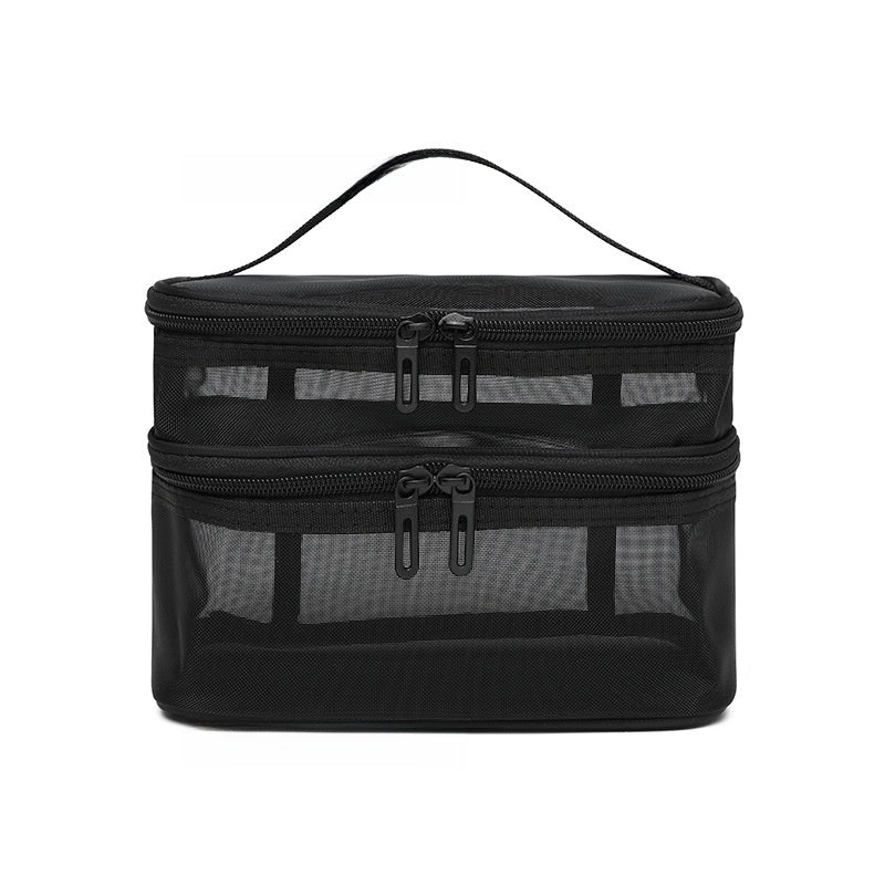 Large-capacity mesh bag toiletry bag