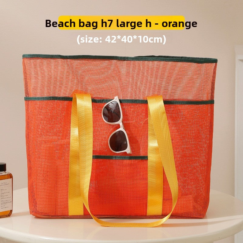 Large Capacity Mesh Beach Storage Bag