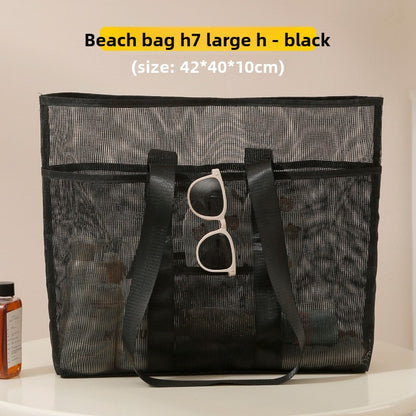 Large Capacity Mesh Beach Storage Bag