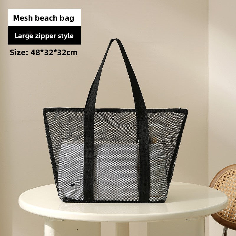 Large Capacity Mesh Beach Storage Bag