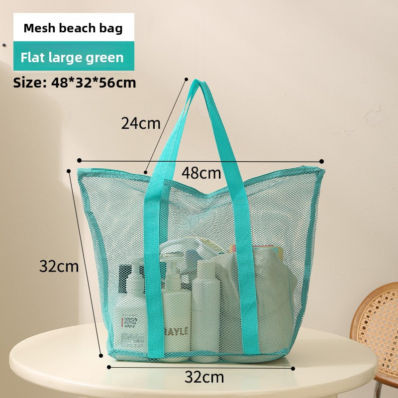 Large Capacity Mesh Beach Storage Bag