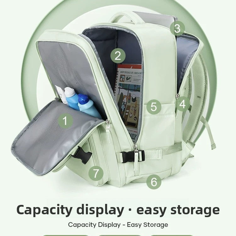 Large-capacity multi-functional backpack