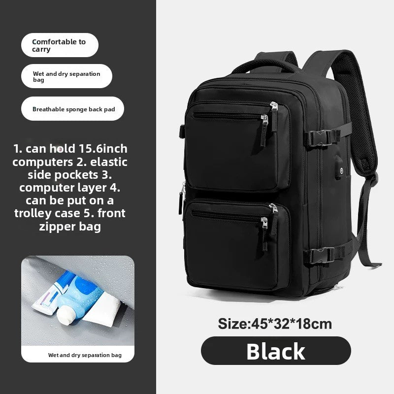 Large-capacity multi-functional backpack