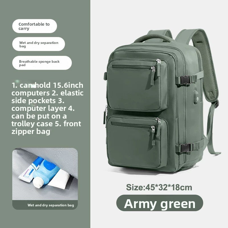 Large-capacity multi-functional backpack