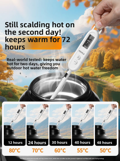 Large capacity outdoor thermos pot