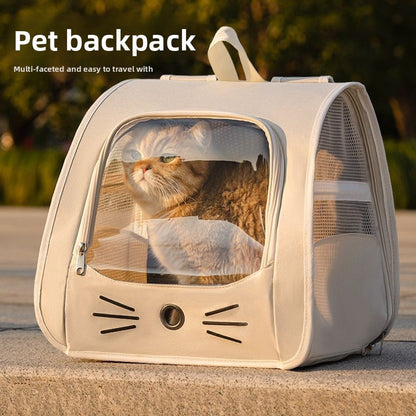 Large capacity pet backpack